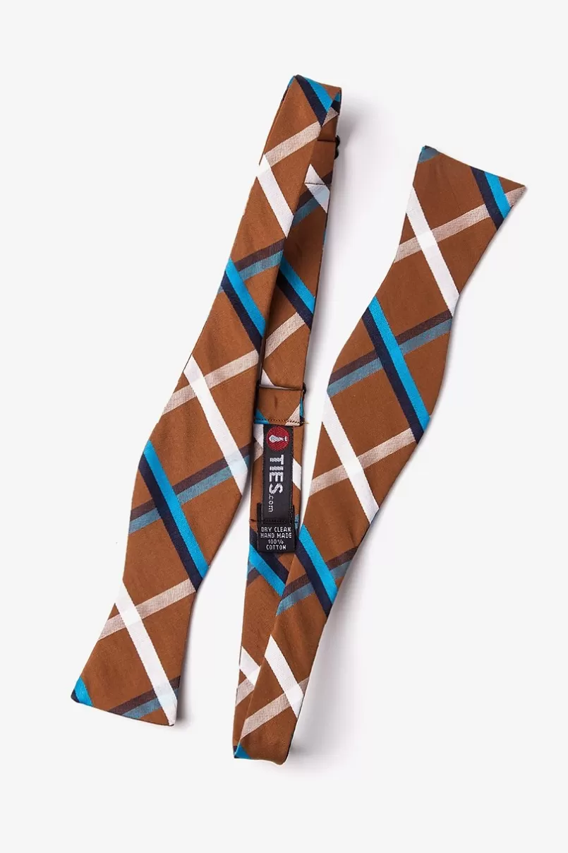 Ties Bellingham Skinny Bow Tie Brown Best