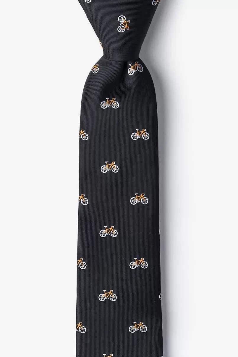 Ties Bicycles Skinny Tie Black Store