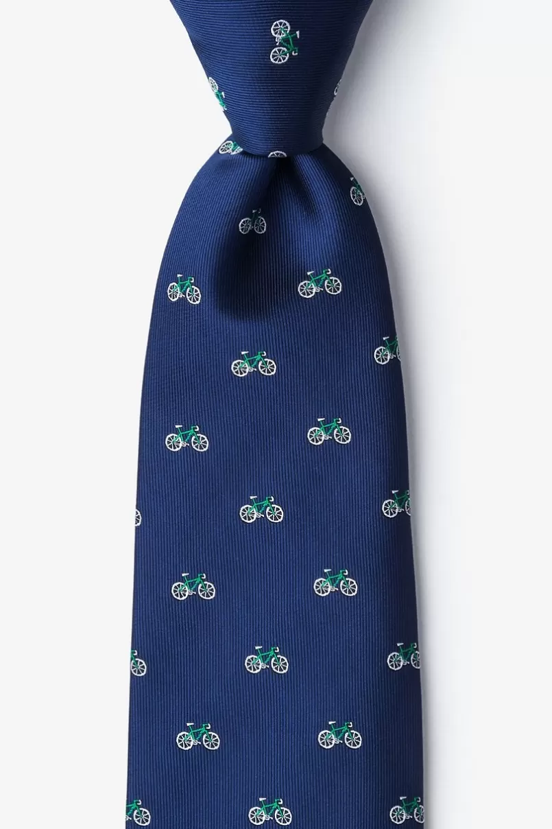 Ties Bicycles Navy Blue Tie NavyBlue Shop