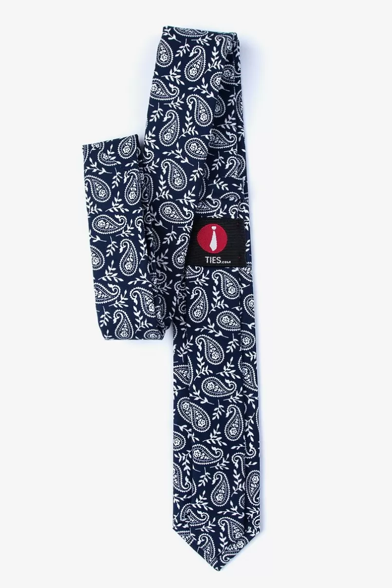 Ties Biff Navy Blue Skinny Tie Best