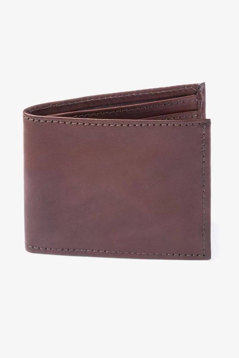 Ties Bi-Fold Wallet Brown Wallet Discount