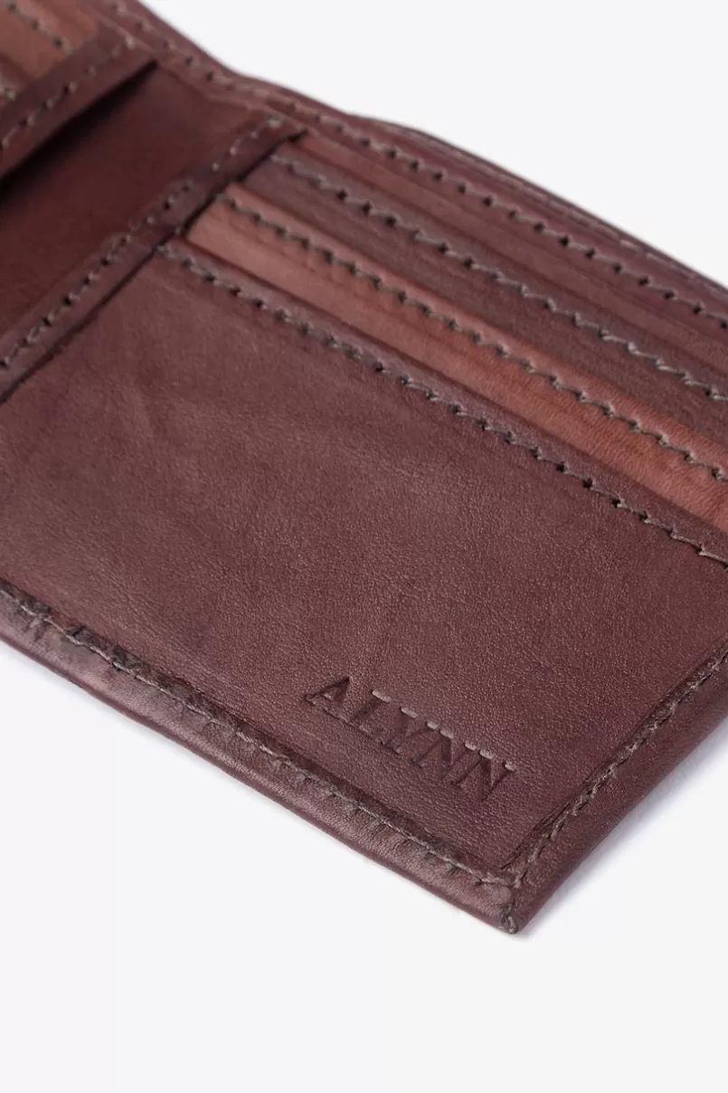 Ties Bi-Fold Wallet Brown Wallet Discount