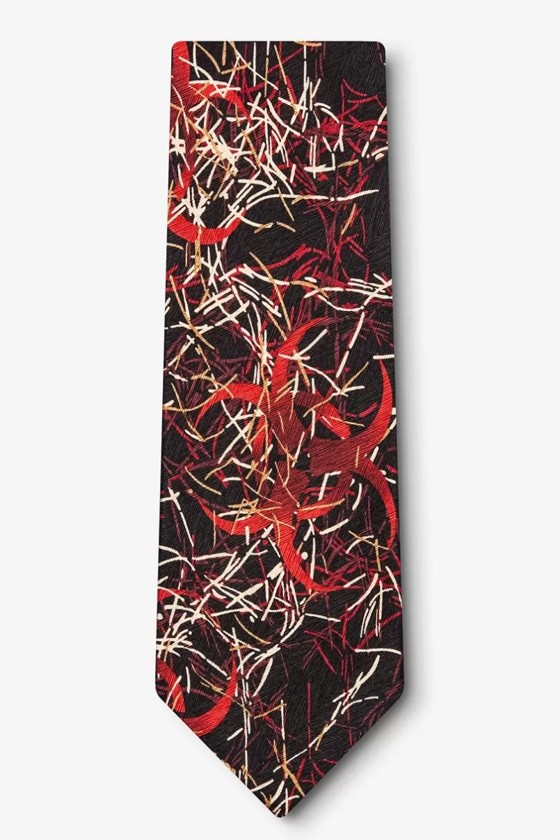 Ties Biohazard Anthrax Black Tie Fashion