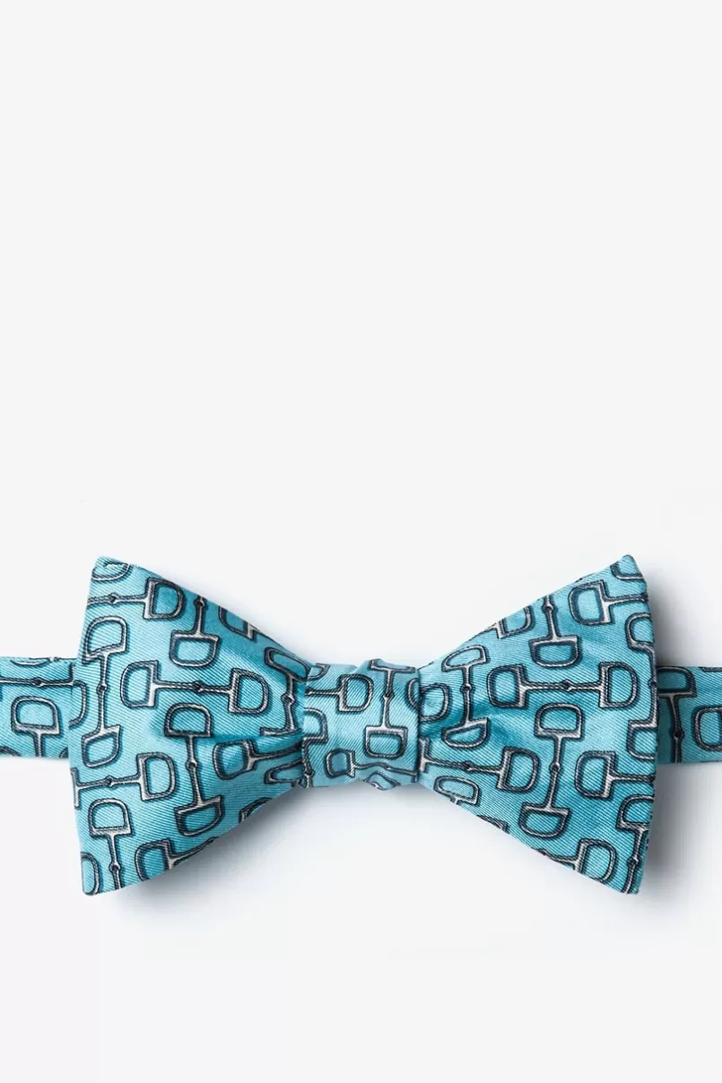 Ties Bit by Bit Self-Tie Bow Tie Blue Clearance