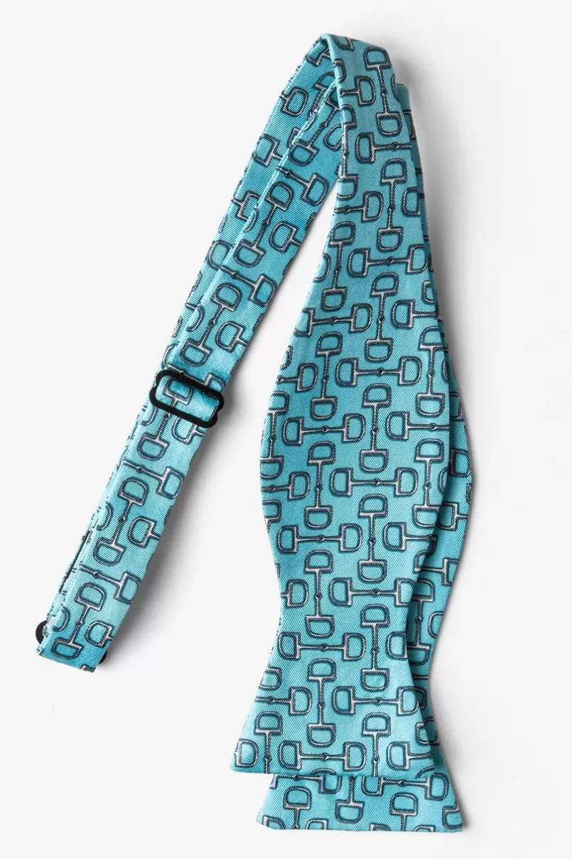 Ties Bit by Bit Self-Tie Bow Tie Blue Clearance