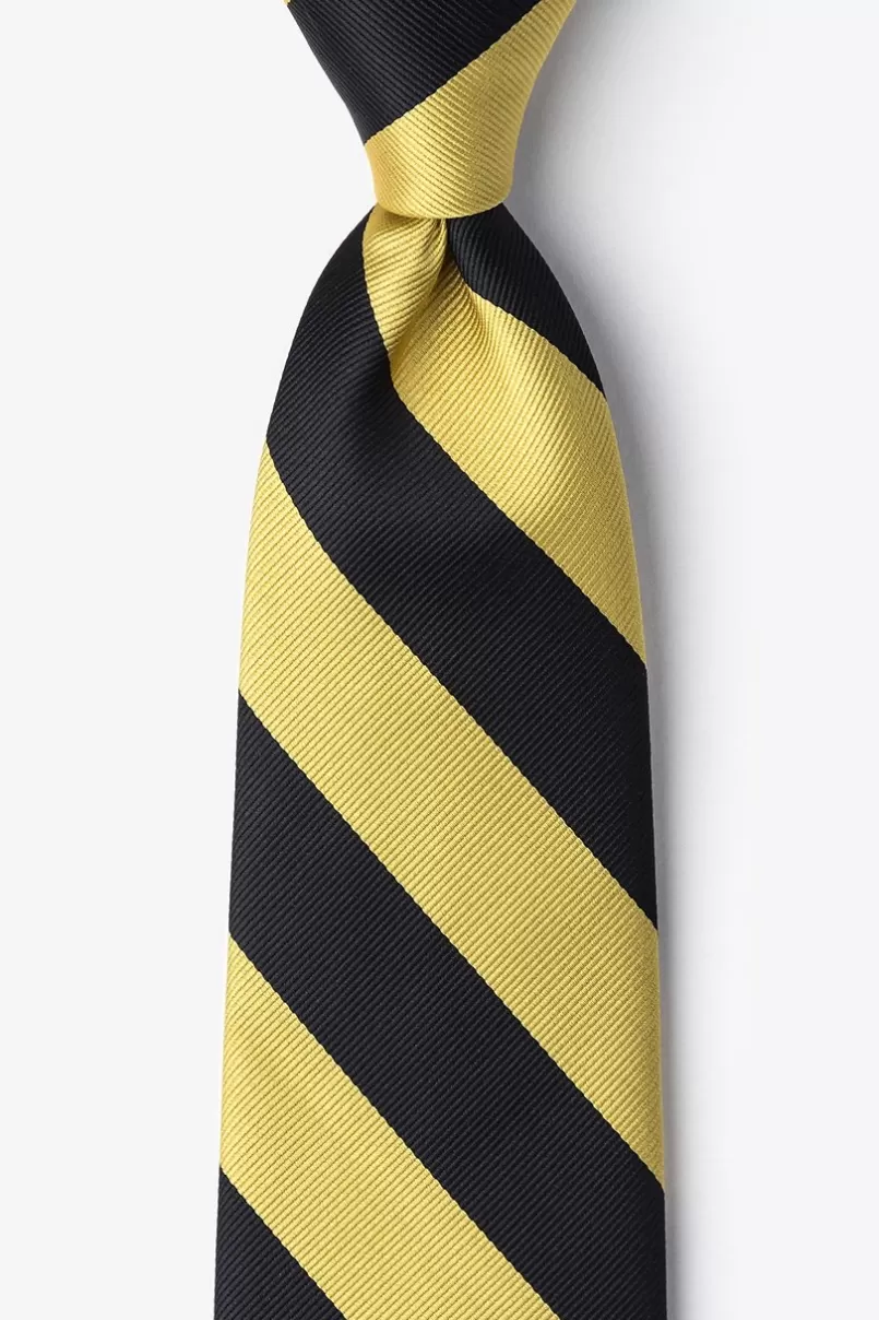 Ties Black & Gold Stripe Tie Black&Gold Best
