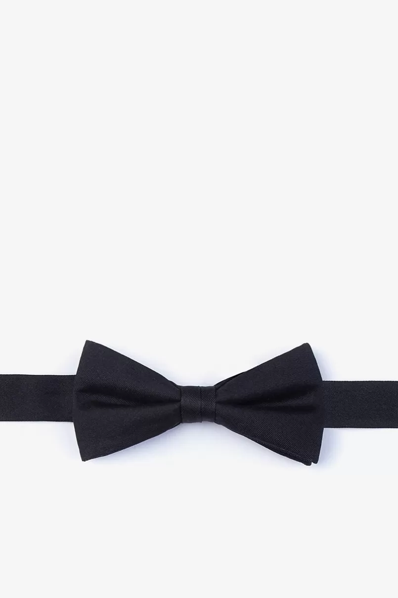 Ties Bow Tie For Boys Black Flash Sale