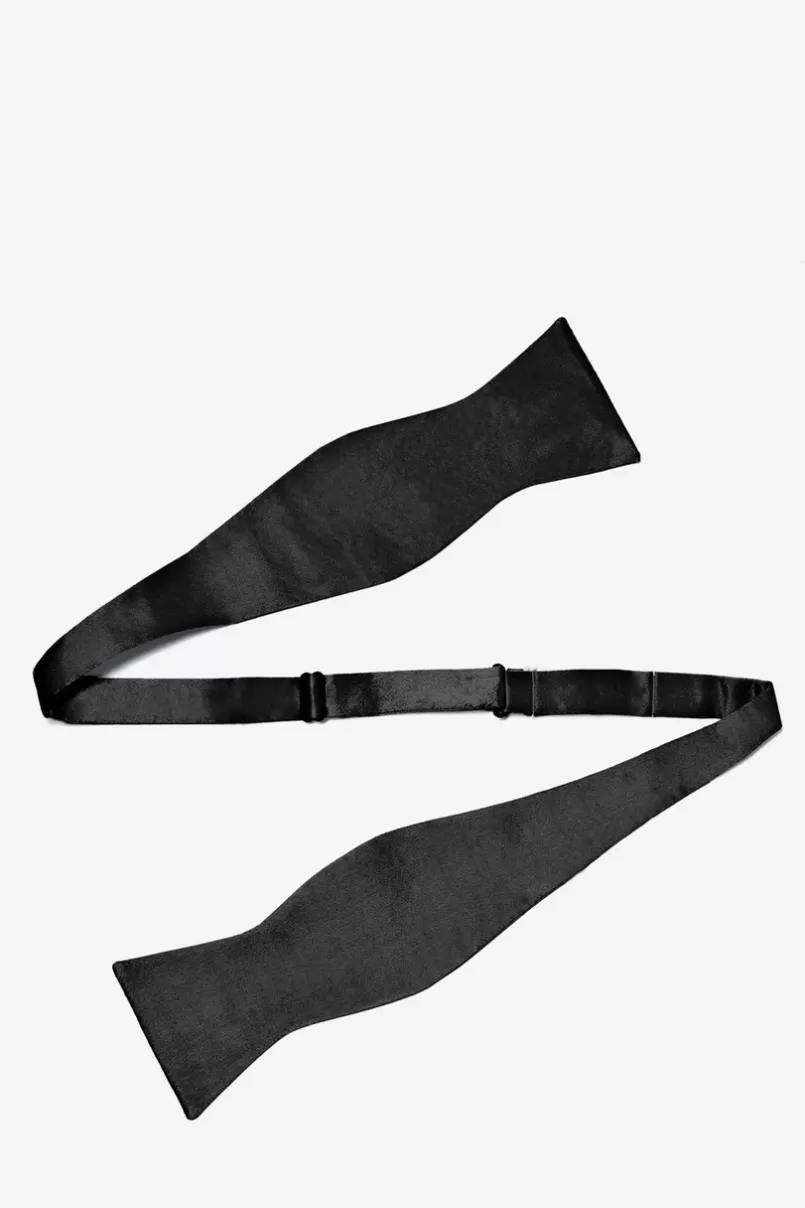 Ties Self-Tie Bow Tie Black Flash Sale