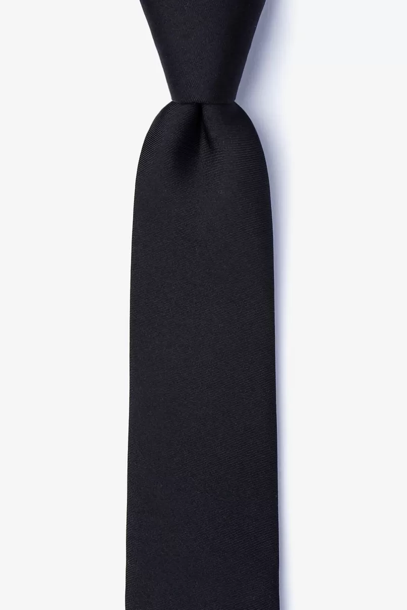Ties Skinny Tie Black Flash Sale
