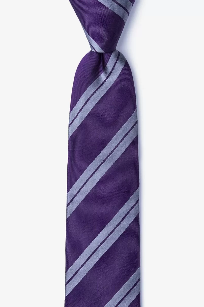 Ties Blackwater Dark Purple Skinny Tie DarkPurple Best