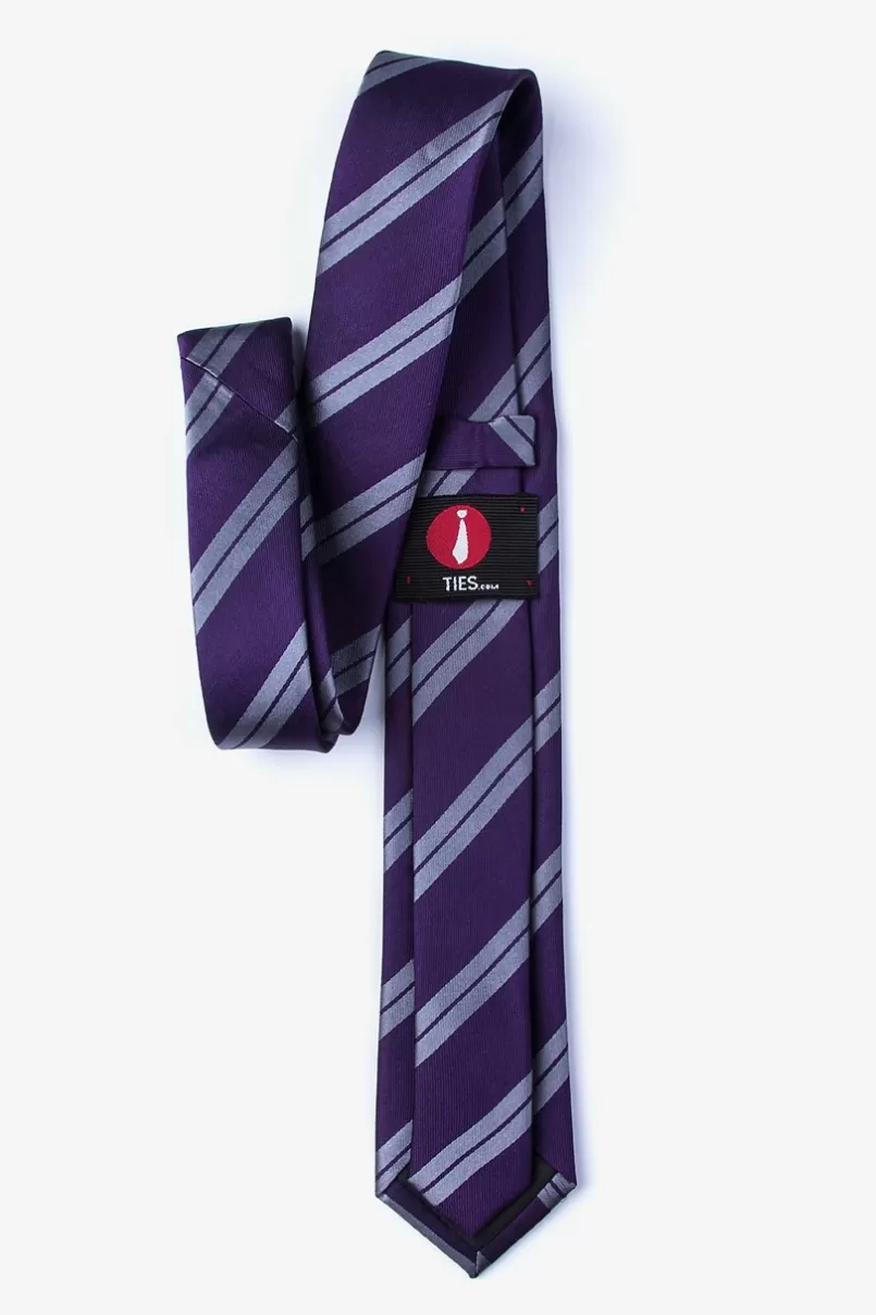 Ties Blackwater Dark Purple Skinny Tie DarkPurple Best