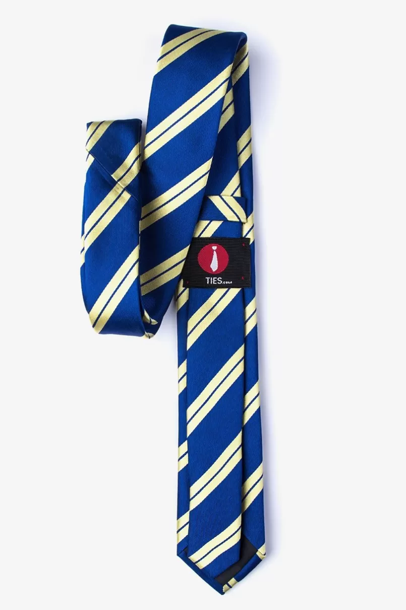 Ties Blackwater Navy Blue Skinny Tie NavyBlue Discount