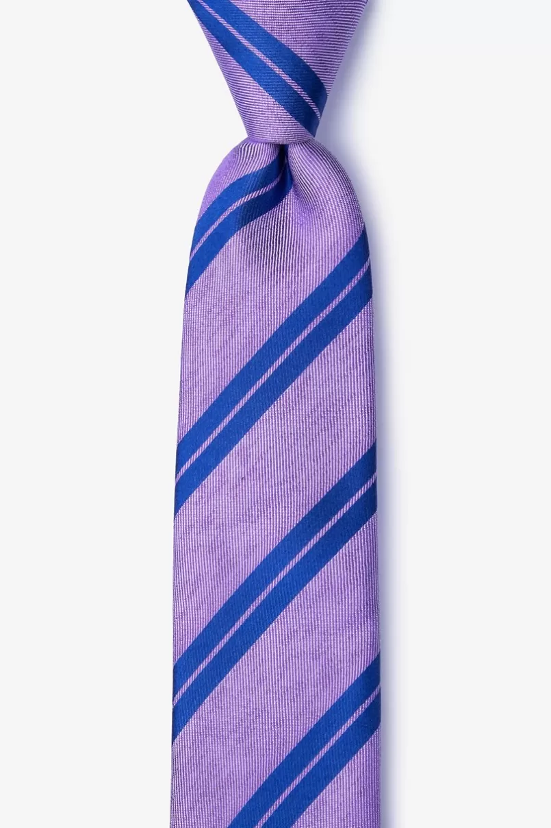 Ties Blackwater Skinny Tie Purple Hot