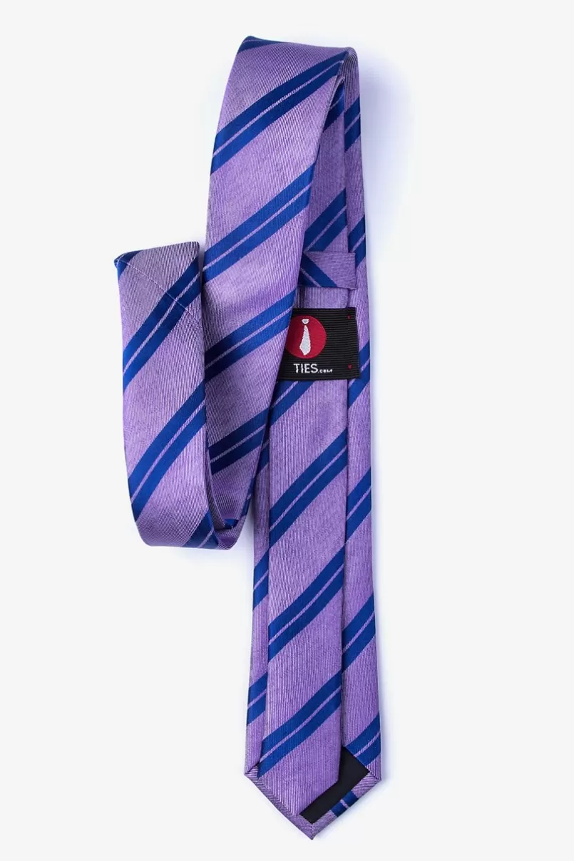 Ties Blackwater Skinny Tie Purple Hot