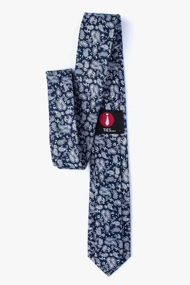Ties Blaze Navy Blue Skinny Tie NavyBlue Cheap