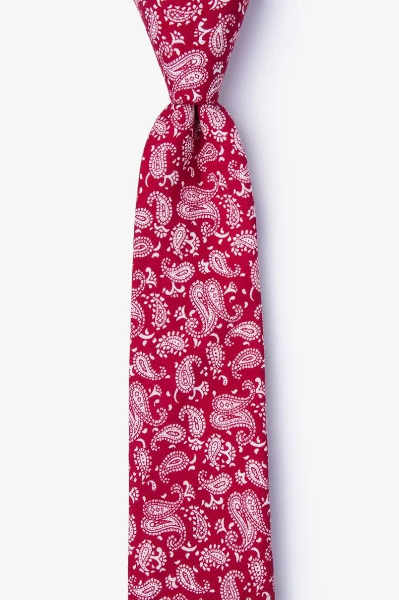 Ties Blaze Skinny Tie Red Best