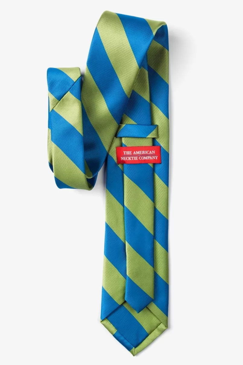 Ties Blue & Lime Stripe Tie Blue&LimeGreen Best Sale