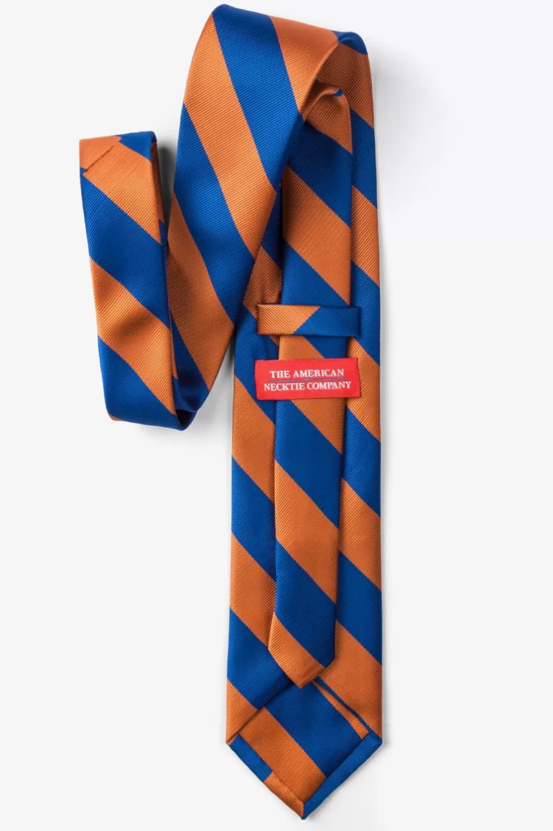 Ties Blue & Orange Stripe Tie Blue&Orange Shop