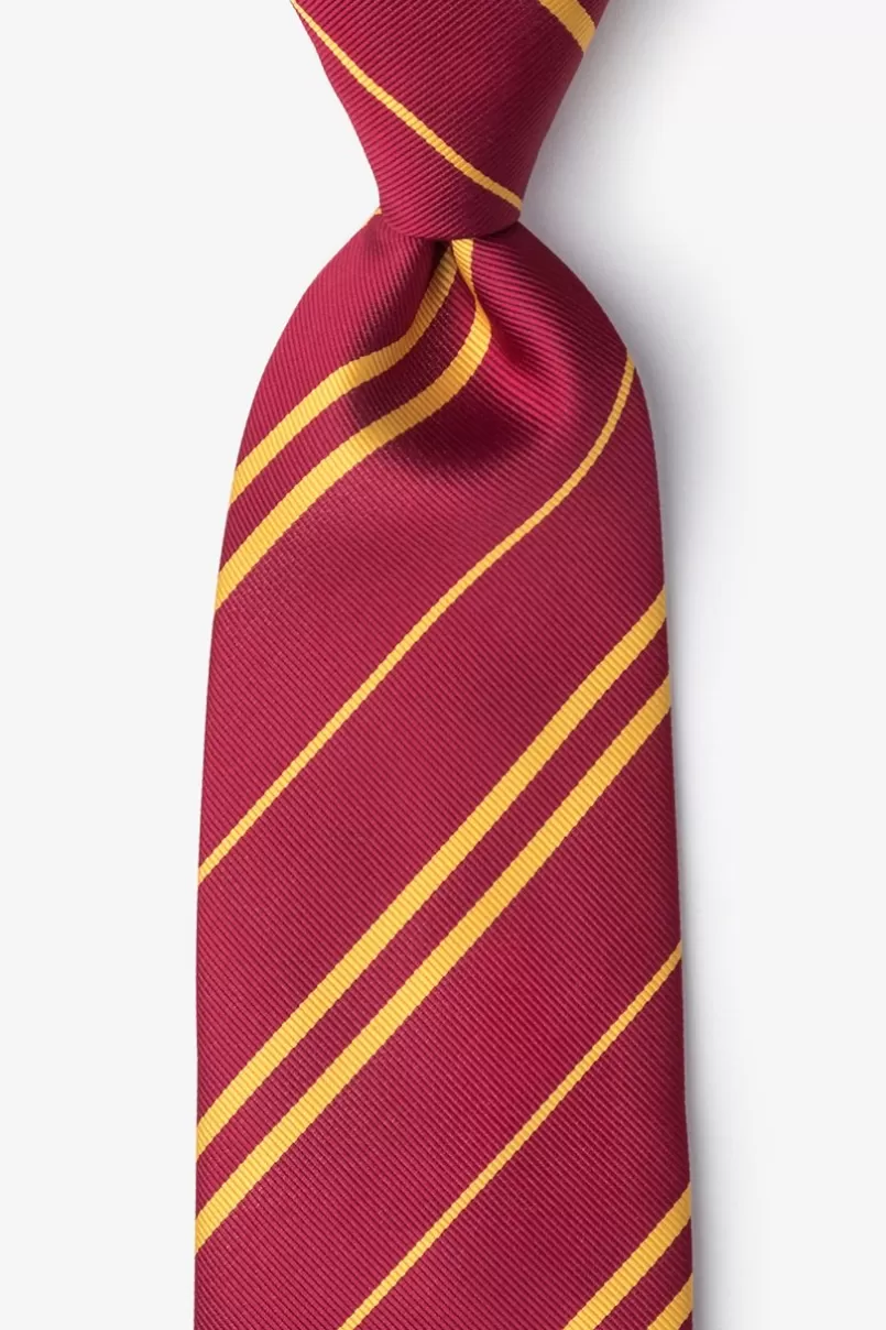 Ties Boarding School Burgundy Tie Online