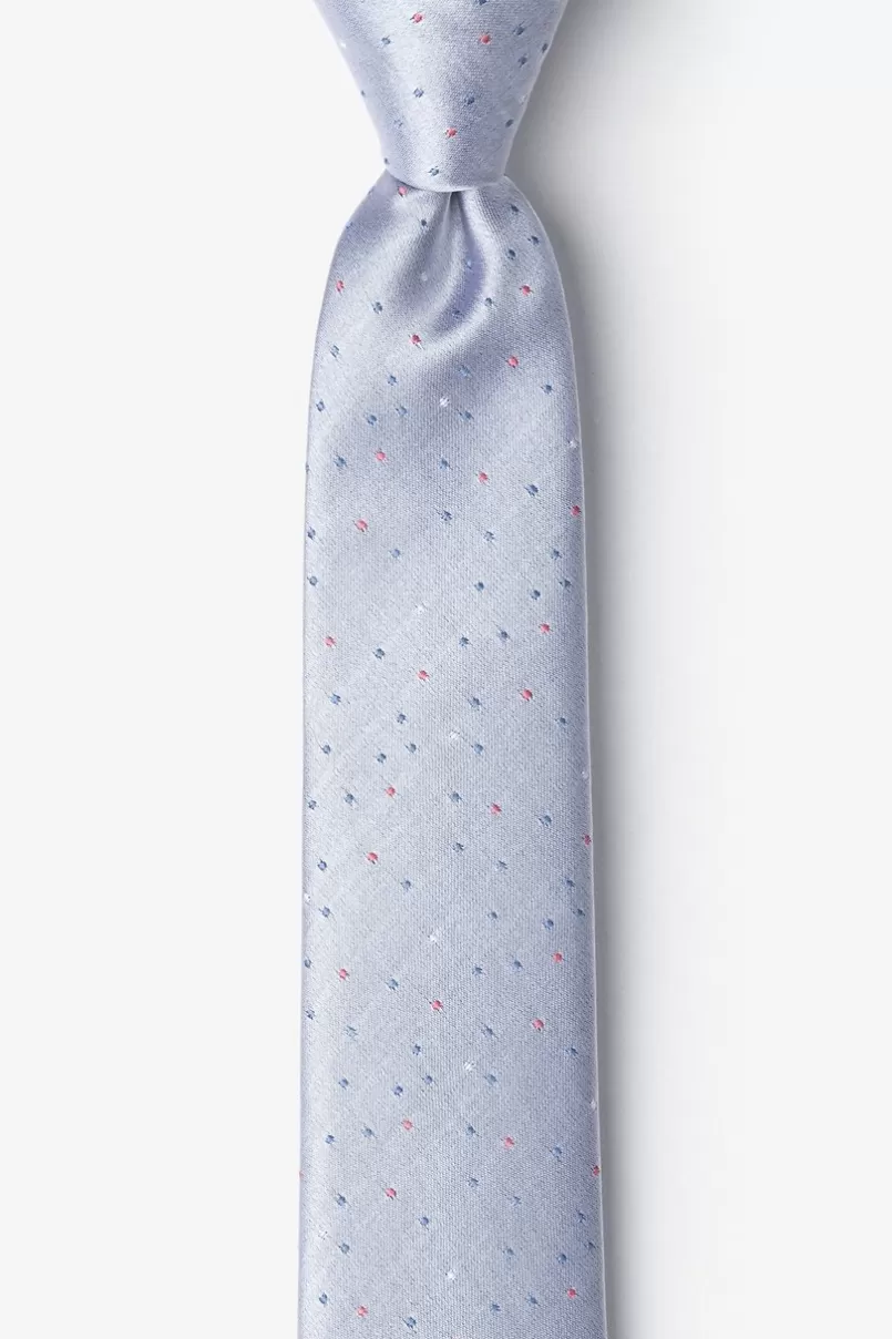 Ties Bohol Silver Skinny Tie Best