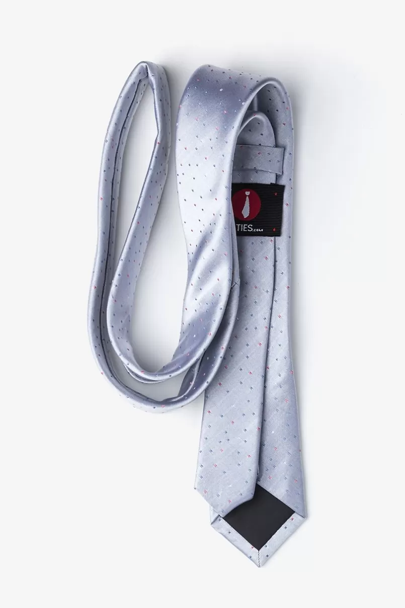 Ties Bohol Silver Skinny Tie Best