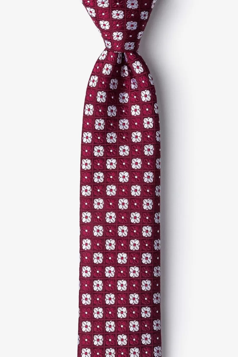 Ties Boracay Skinny Tie Wine Clearance
