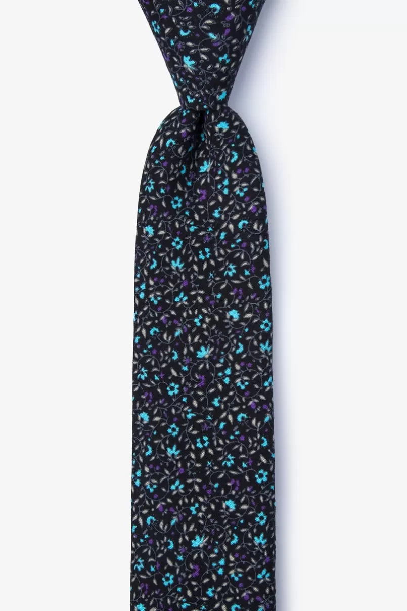 Ties Boyce Black Skinny Tie Best Sale