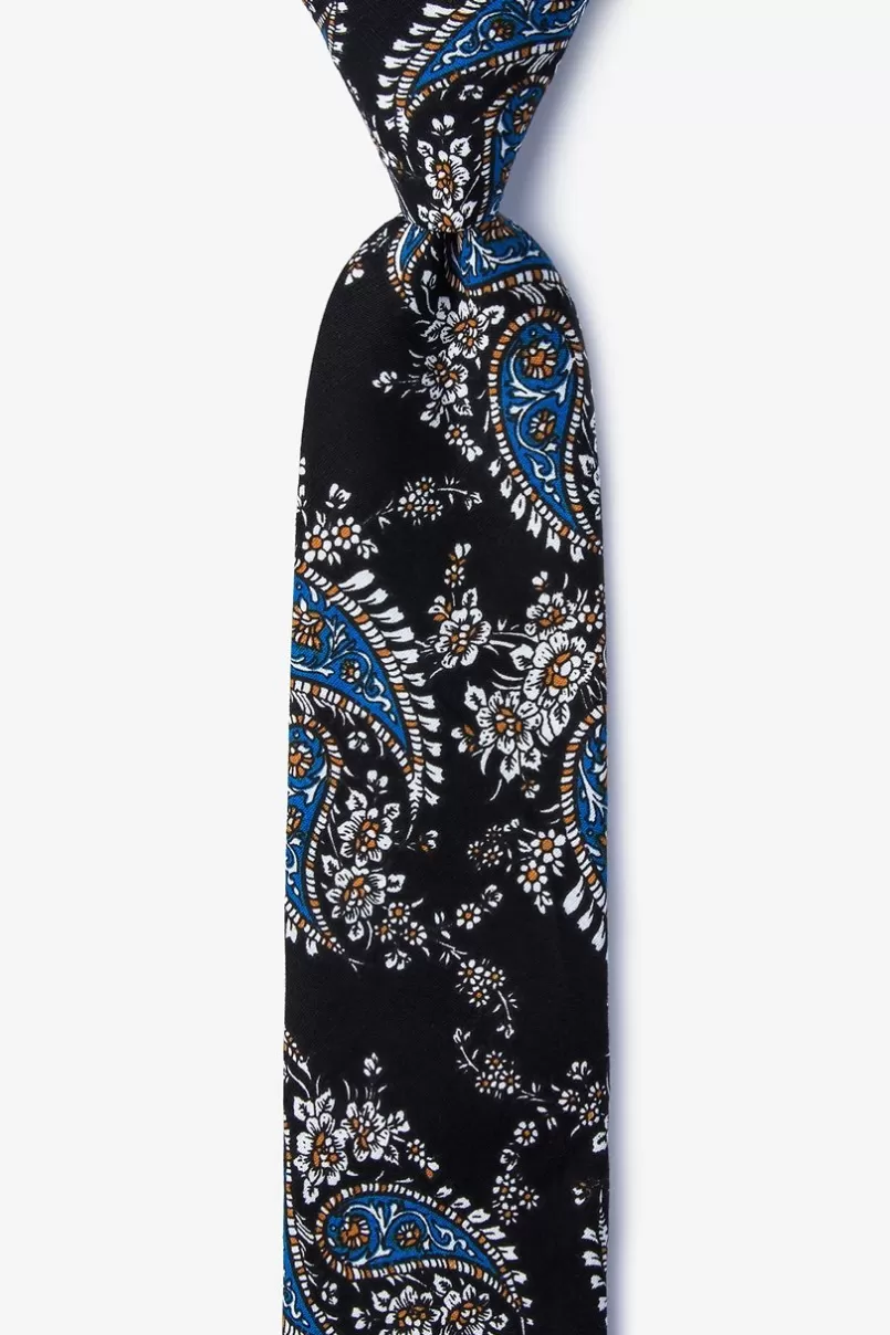 Ties Brett Skinny Tie Black Fashion