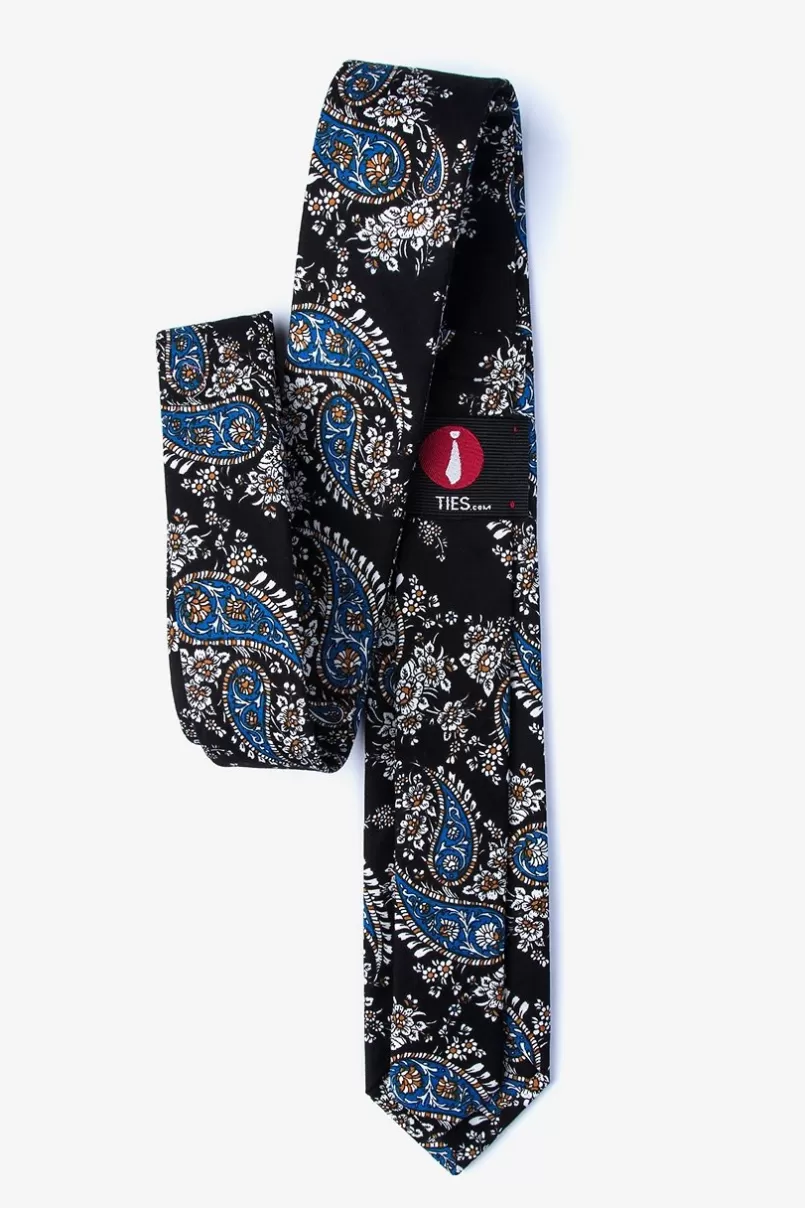 Ties Brett Skinny Tie Black Fashion