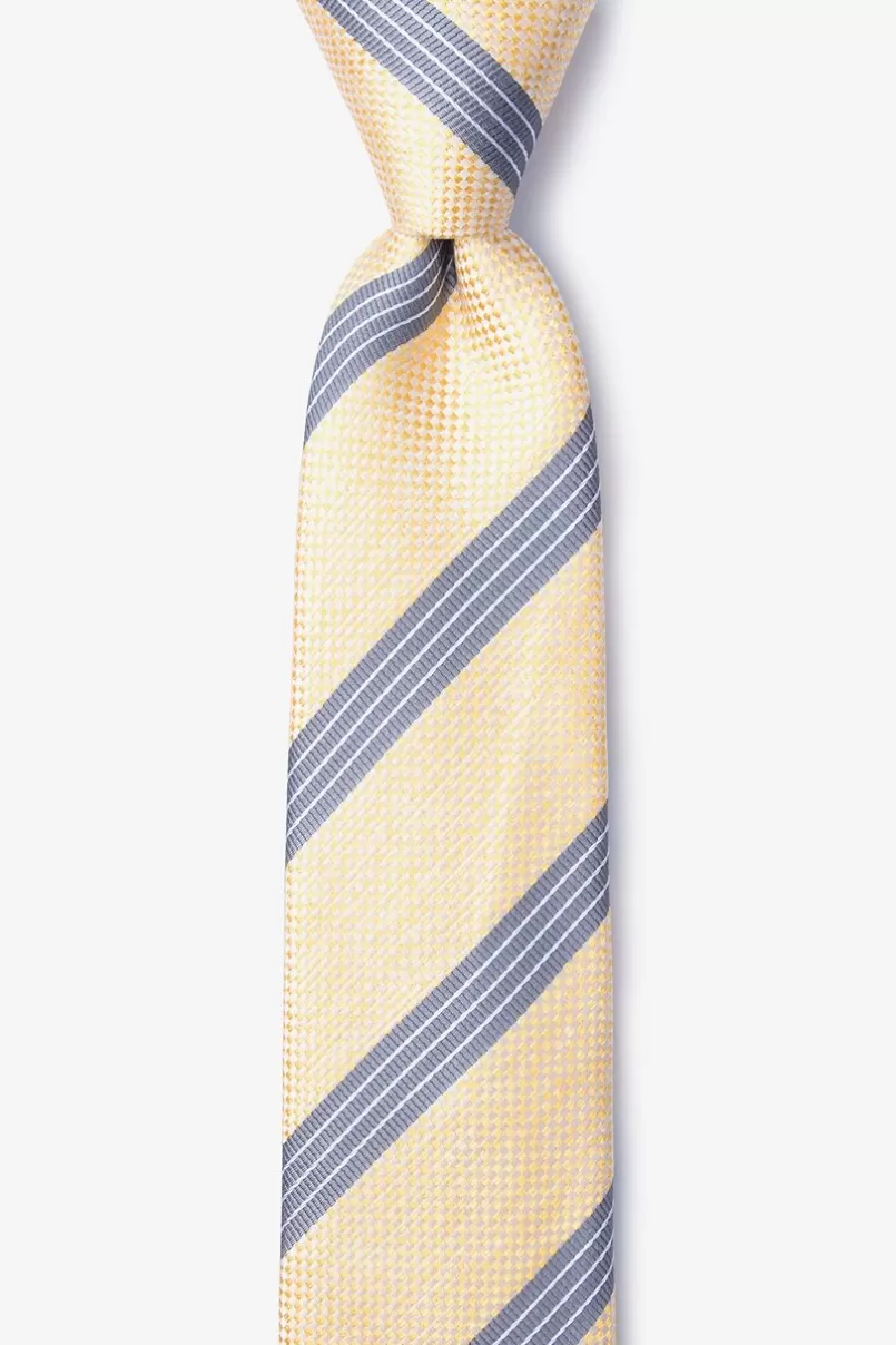 Ties Bronsa Skinny Tie Yellow Fashion