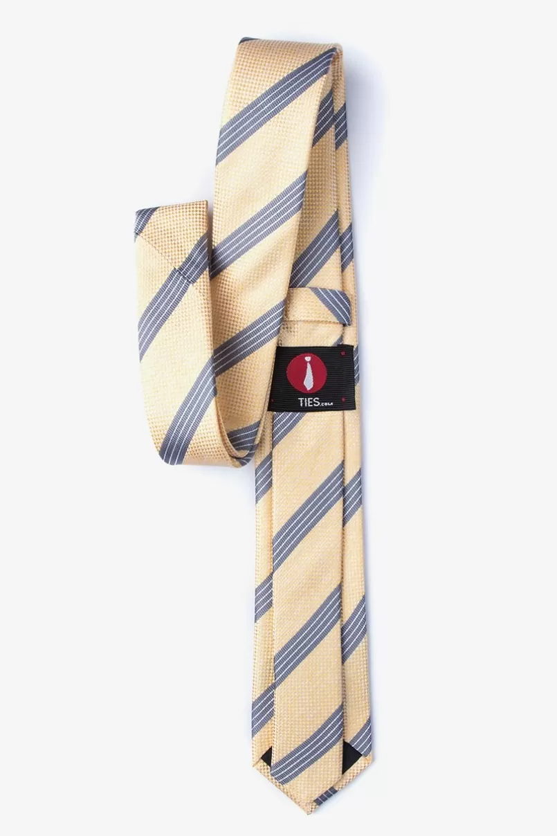 Ties Bronsa Skinny Tie Yellow Fashion