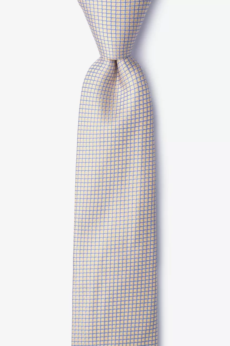 Ties Buck Skinny Tie Yellow Clearance
