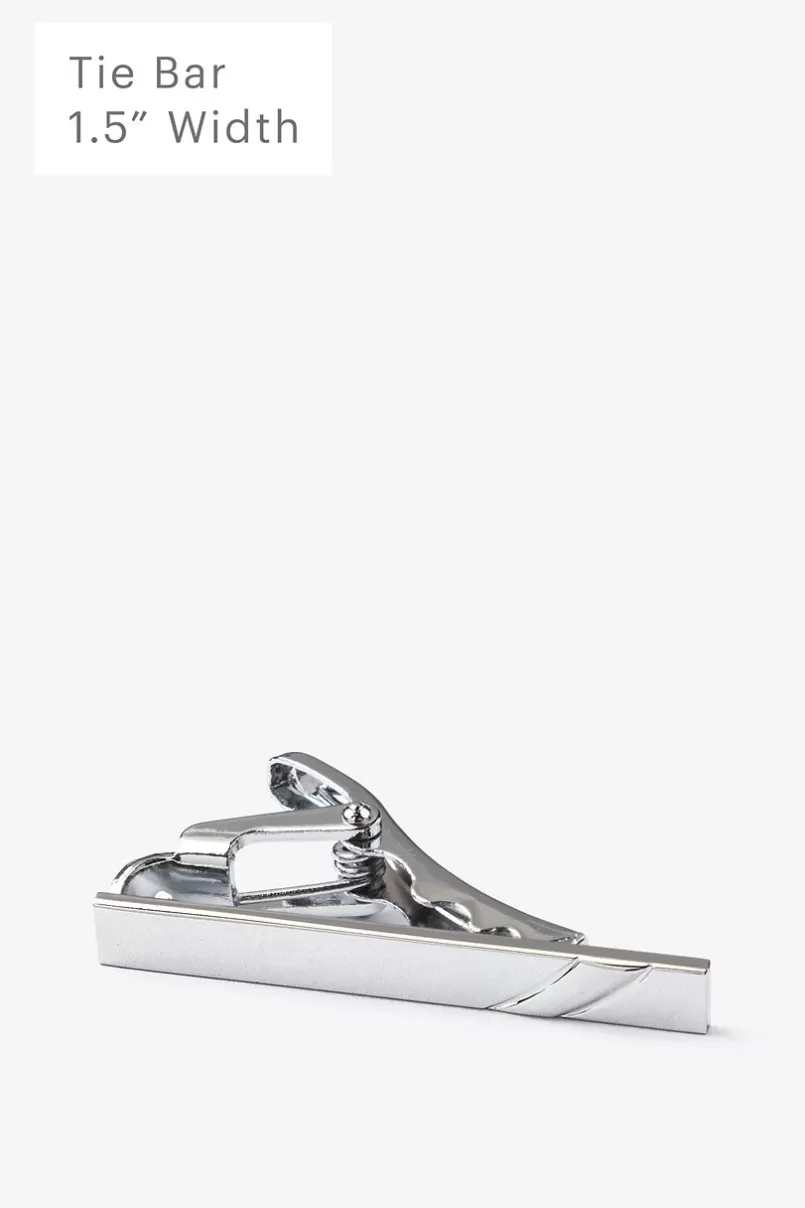 Ties Bucky Silver Tie Bar Clearance