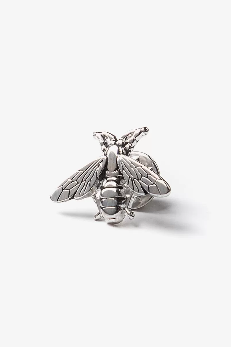 Ties Bumblebee Silver Lapel Pin Outlet