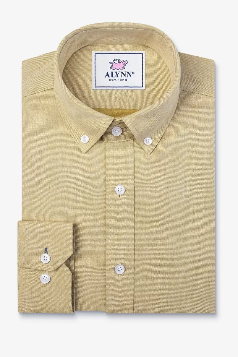 Ties Caden Business Casual Shirt Mustard Cheap