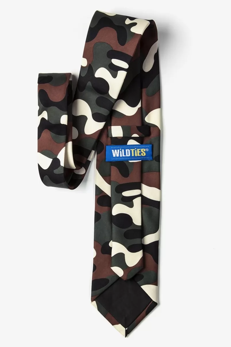 Ties Camouflage Green Tie Sale