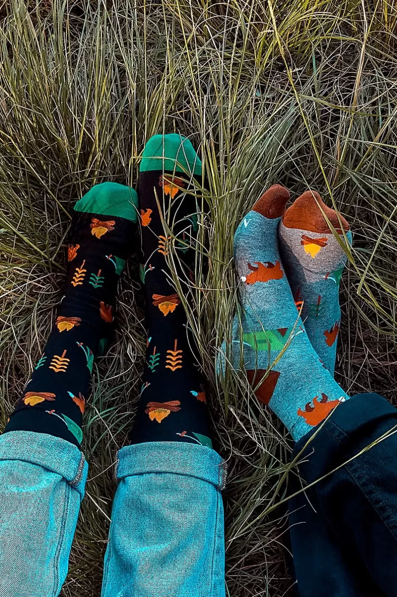Ties Camping Sock Black Hot
