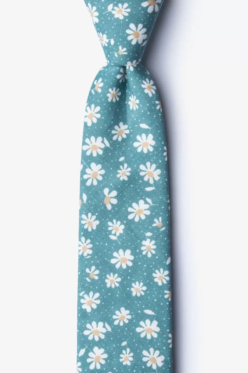 Ties Canton Green Skinny Tie Clearance