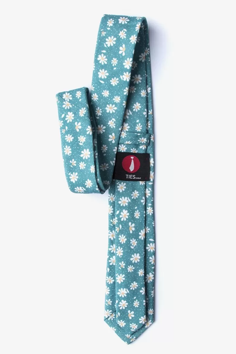 Ties Canton Green Skinny Tie Clearance