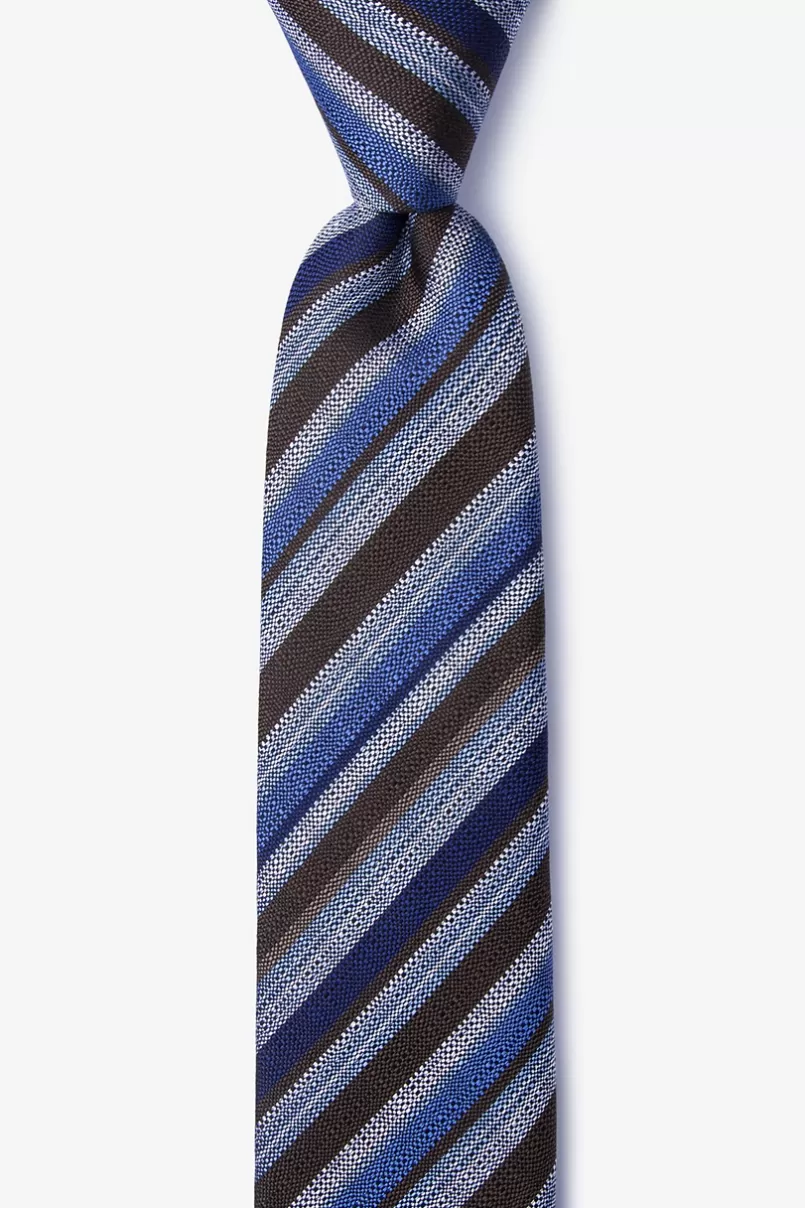 Ties Carn Skinny Tie Brown Cheap
