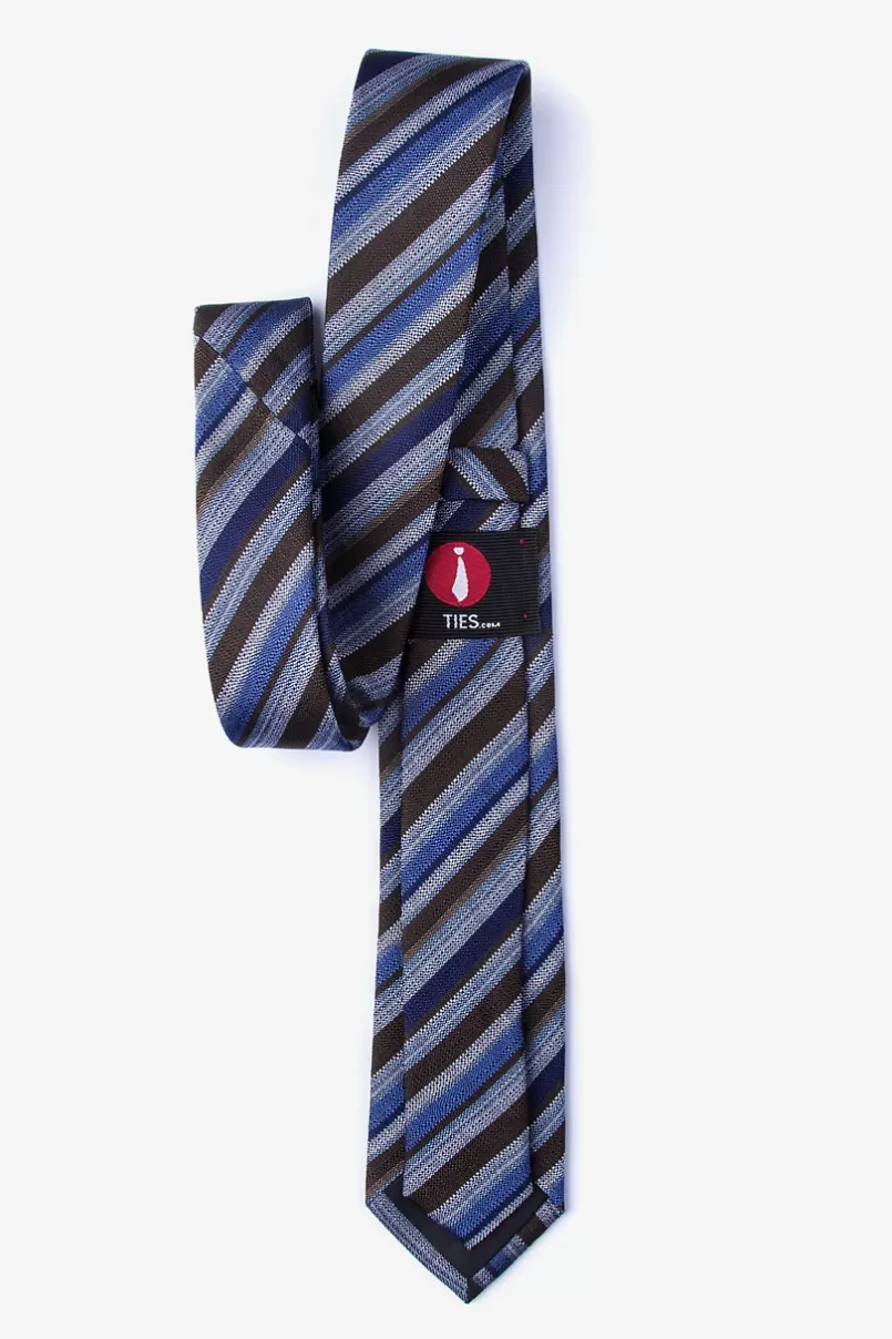 Ties Carn Skinny Tie Brown Cheap