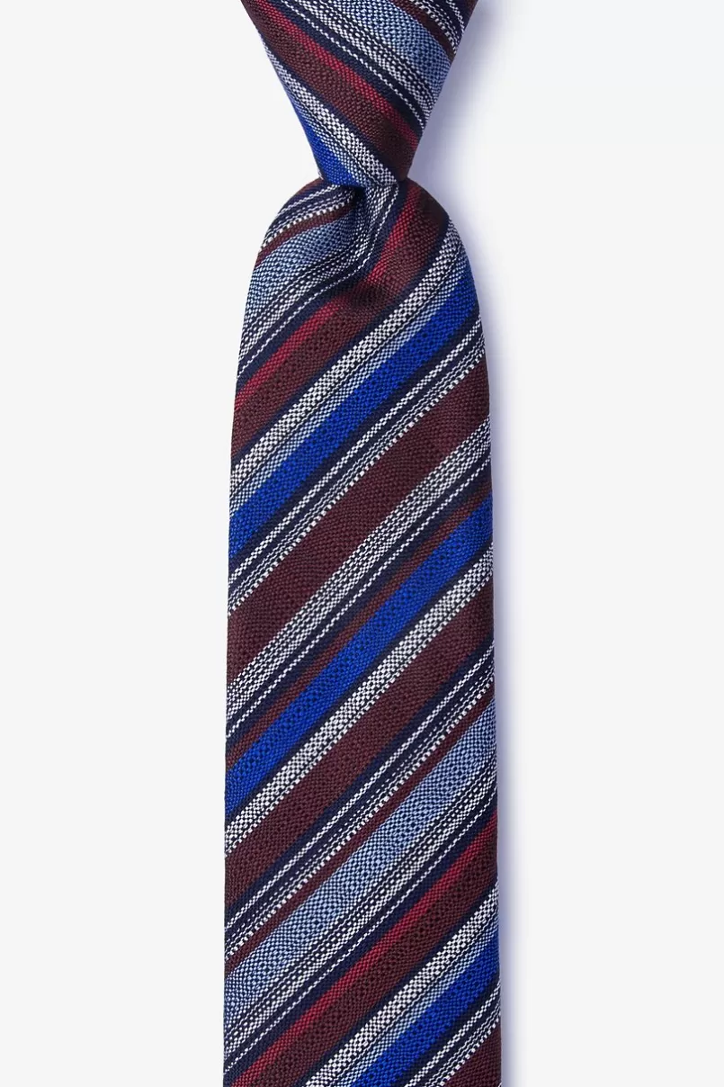 Ties Carn Skinny Tie Burgundy Cheap