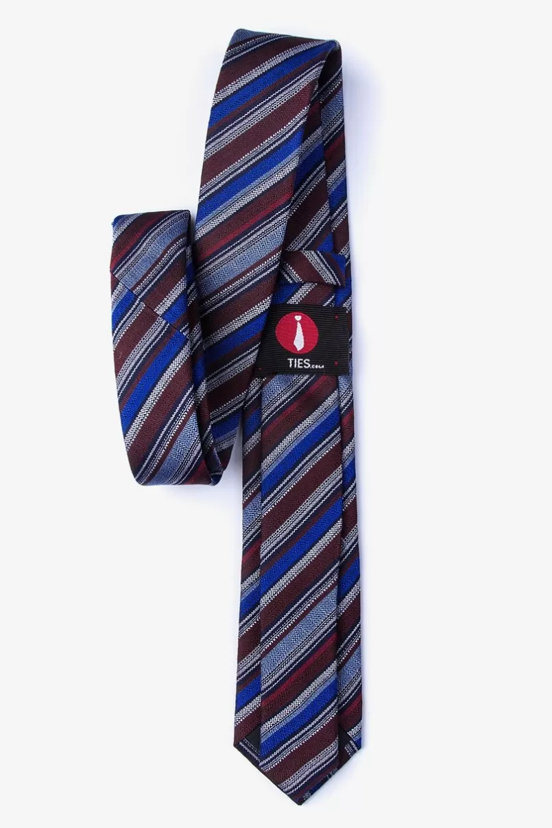Ties Carn Skinny Tie Burgundy Cheap