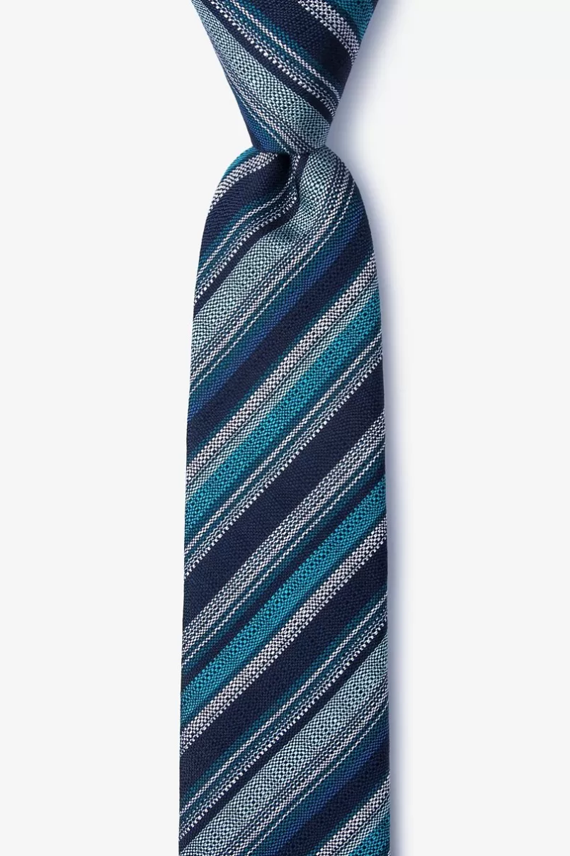 Ties Carn Navy Blue Skinny Tie NavyBlue Clearance