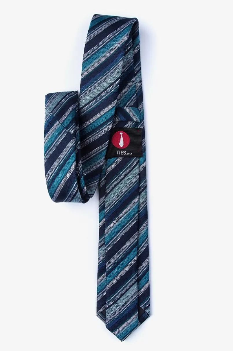 Ties Carn Navy Blue Skinny Tie NavyBlue Clearance