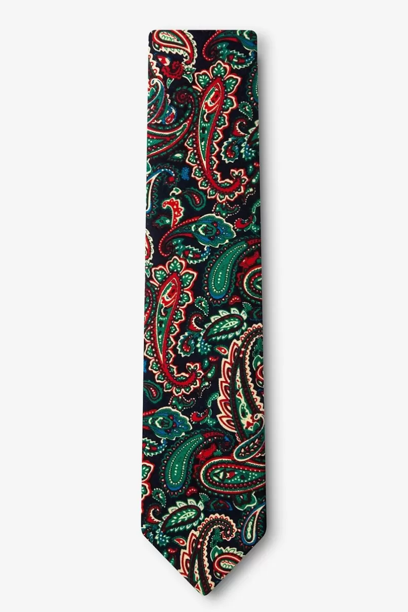 Ties Carrollton Navy Blue Skinny Tie Flash Sale