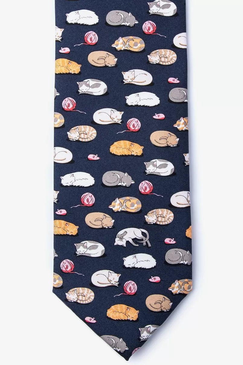 Ties Cat Nap Charcoal Tie Best Sale