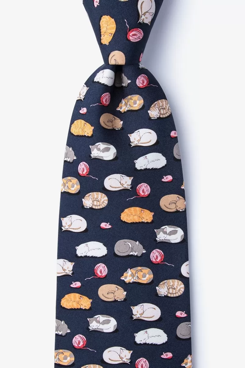 Ties Cat Nap Charcoal Tie Best Sale
