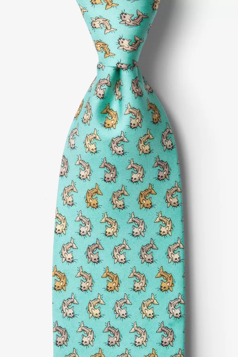 Ties Catfish Aqua Tie Cheap