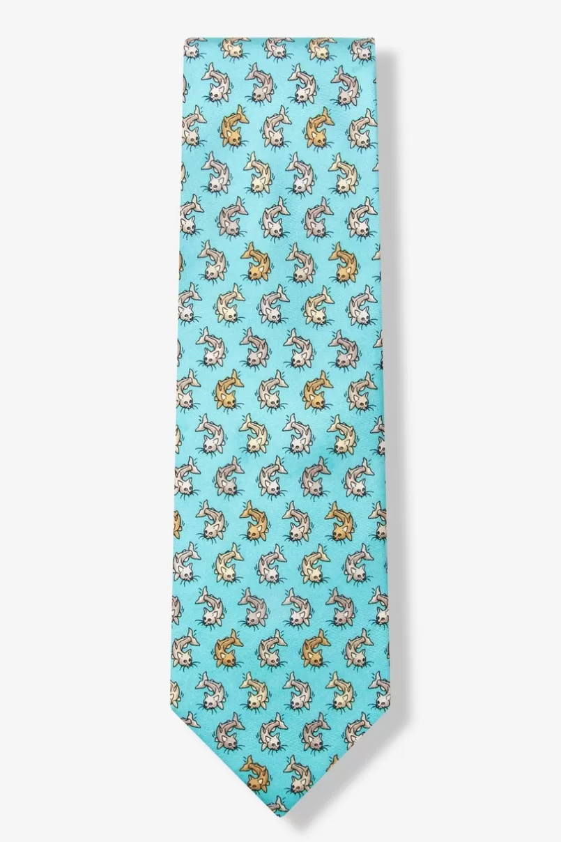 Ties Catfish Aqua Tie Cheap